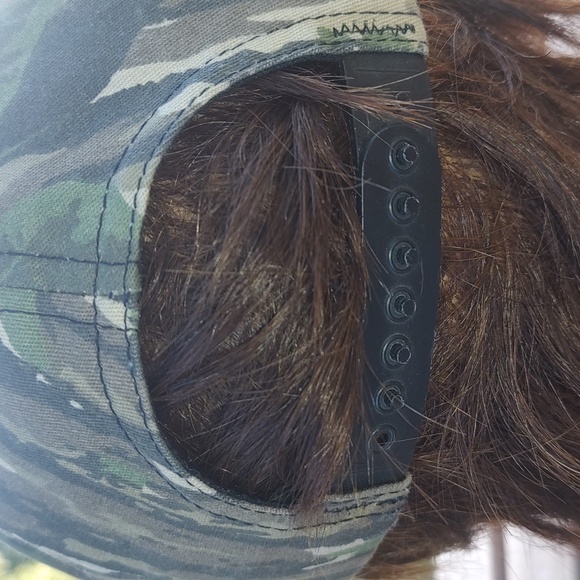Vintage Cabela's Hunting Camouflage Snapback Outdoor Hat Cap OSFM - Picture 5 of 8